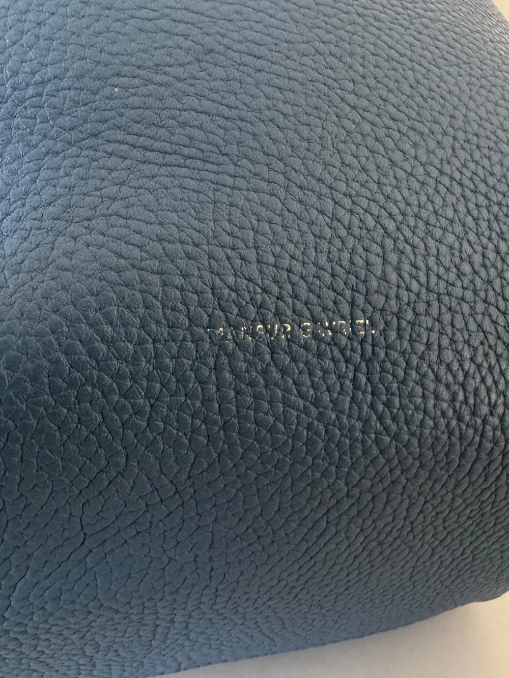 Mansur Gavriel Every Day Cabas Blue Leather Shoulder Hobo
